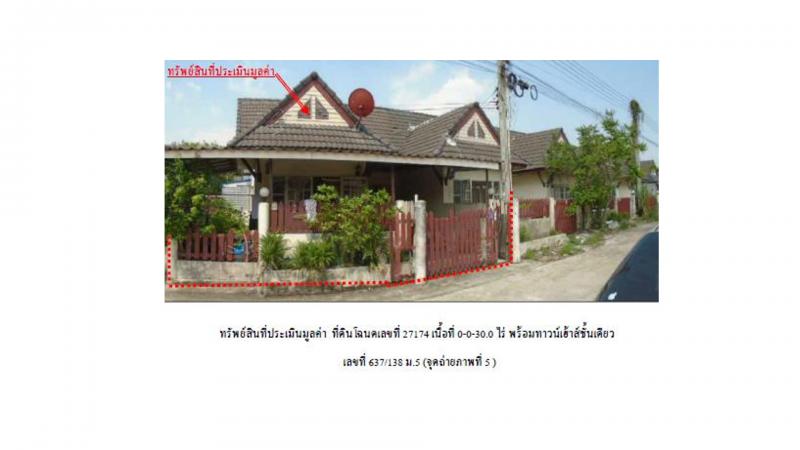 ที่ดินพร้อมสิ่งปลูกสร้างหลุดจำนอง ธ.ธนาคารออมสิน ระยอง ปลวกแดง แม่น้ำคู้