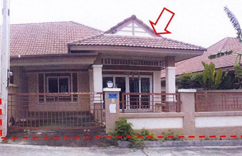 บ้านแฝดหลุดจำนอง ธ.ธนาคารอาคารสงเคราะห์ ระยอง นิคมพัฒนา มะขามคู่