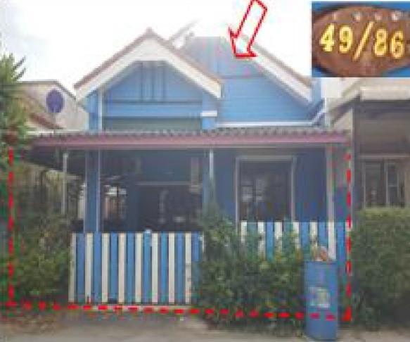 บ้านแฝดหลุดจำนอง ธ.ธนาคารอาคารสงเคราะห์ ระยอง เมืองระยอง ทับมา